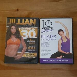 Jillian Michaels Ripped in 30 & Pilates DVD Set